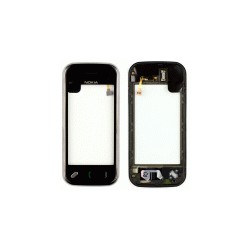 Тачскрин для Nokia N97 Mini, черный, с передней панелью