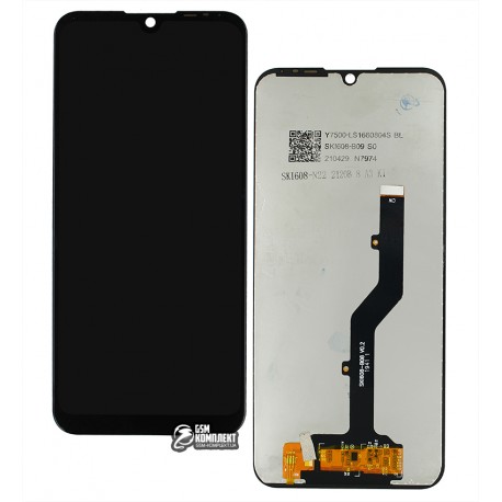 Дисплей для ZTE Blade A51 Lite, черный, с сенсорным экраном (дисплейный модуль)