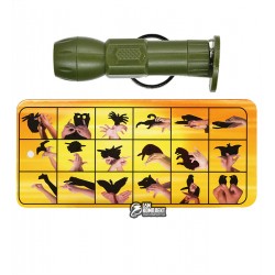 Фонарик брелок YYF-510, Ultra Bright Glow, хаки