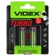 Батарейка Videx Turbo Alcaline, LR03, AAA, 2 шт в блистере