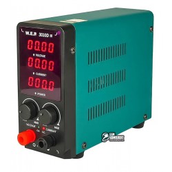 Лабораторный блок питания WEP 3010D-III, 30V, 10A, импульсный, цифровая индикация Лабораторный блок питания WEP 3010D-III, 30V, 10A, импульсный, цифровая индикация