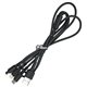 Кабель Micro-USB + Lightning + Type-C - USB, Borofone BX16 3in1, 1 м, черный