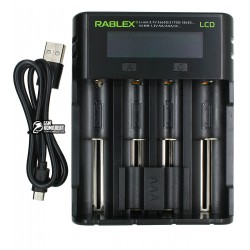 Зарядное устройство Rablex RB-405, 4 канала, LCD, Ni-Mh/Li-ion/Ni-CD/18650