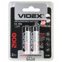 Аккумулятор Videx R06, 2100мАч, AA, 2шт в блистере