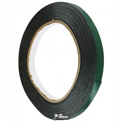 Двухсторонний скотч ширина 10мм, толщина 0,5 мм на полиуретановой основе, зеленый