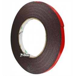 Двухсторонний скотч ширина 10мм, толщина 1,0 мм на полиуретановой основе, красный