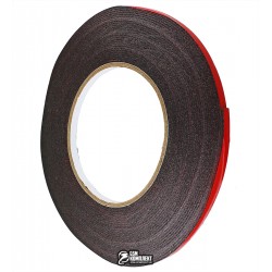 Двухсторонний скотч ширина 5мм, толщина 1,0 мм на полиуретановой основе, красный