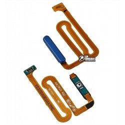 Шлейф Samsung A125F Galaxy A12, M127 Galaxy M12, кнопки включення, синій