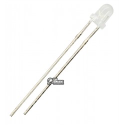 Світлодіод 3мм білий, 600 мКд 3014WW