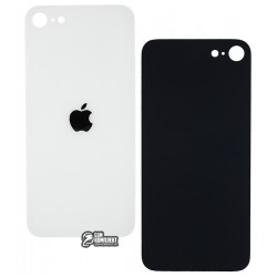 Задняя панель корпуса iPhone SE 2020, белый, со снятием рамки камеры, small hole