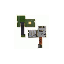 Коннектор SIM-карты для Nokia E51, коннектор карты памяти, со шлейфом Коннектор SIM-карты для Nokia E51, коннектор карты памяти, со шлейфом