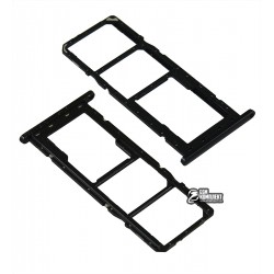 Держатель SIM-карты для Samsung A035 Galaxy A03, черный