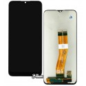 Дисплей для Samsung A037G Galaxy A03s, чорний, Best copy, без рамки, China quality, з чорним шлейфом, (162x72 mm)