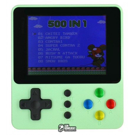 Портативная игровая приставка Game Box Mini K5, зеленая