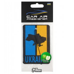 Автомобильный ароматизатор UA Design Ukraine (apple)