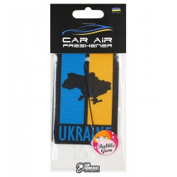 Автомобільний ароматизатор UA Design Ukraine (buble gum)