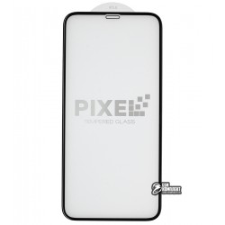 Захисне скло для iPhone X, iPhone Xs, iPhone 11 Pro, Pixel, 3D, чорне Захисне скло для iPhone X, iPhone Xs, iPhone 11 Pro, Pixel, 3D, чорне