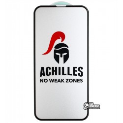 Захисне скло для iPhone 13, iPhone 13 Pro, iPhone 14, iPhone 16e, 3D, Achilles, чорне Захисне скло для iPhone 13, iPhone 13 Pro, iPhone 14, iPhone 16e, 3D, Achilles, чорне