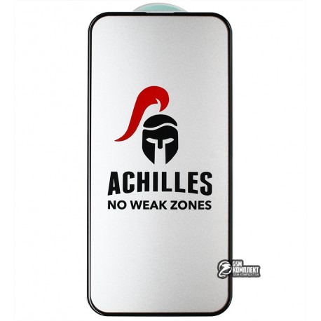Захисне скло для iPhone 14 Pro Max, 3D, Achilles, чорне