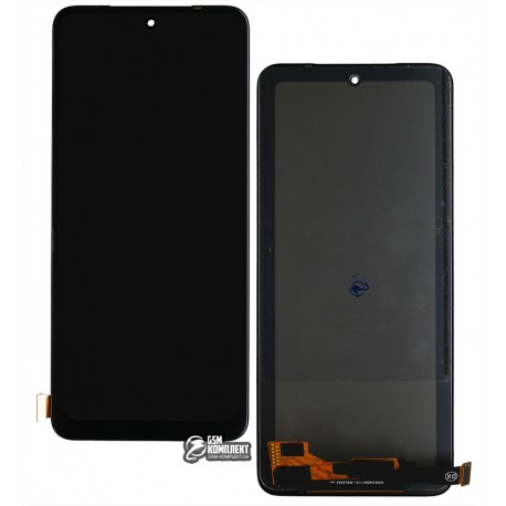 Дисплей для Xiaomi Poco M4 Pro 4G, Redmi Note 11, Redmi Note 11S, черный, без рамки, копия, (TFT)