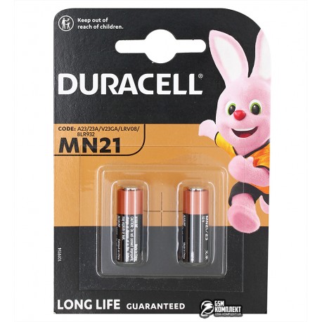 Батарейка A23 Duracell (для автосигнализации) 2шт