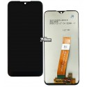 Дисплей для Samsung M015 Galaxy M01, чорний, без рамки, оригінал (переклеєне скло)