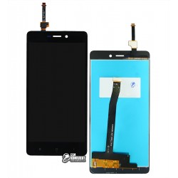 Дисплей для Xiaomi Redmi 3, Redmi 3S, Redmi 3S Prime, Redmi 3X, чорний, без рамки, копія, 2015816, 2016031