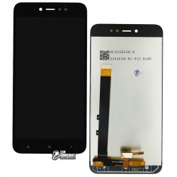 Дисплей для Xiaomi Redmi Note 5A, Redmi Y1 Lite, чорний, без рамки, копія, (TFT) 2/16 Gb