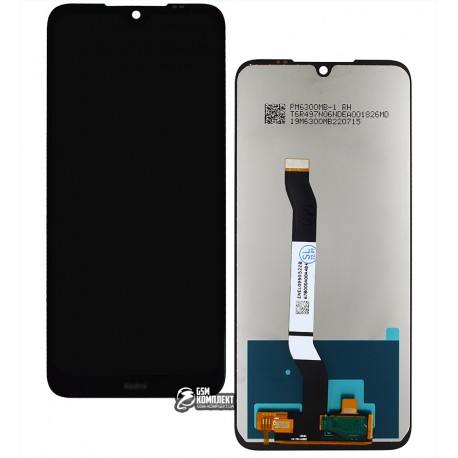 Дисплей для Xiaomi Redmi Note 8T, чорний, лого Redmi, без рамки, копія, M1908C3XG