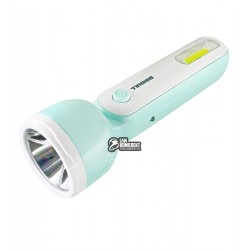 Ліхтарик Tiross TS1854, 3Вт LED 1Вт COB, 1200 мАч, зарядка від Micro-USB