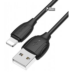 Кабель Lightning - USB, Borofone BX19, 1 метр, 2,4А