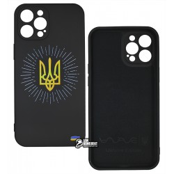 Чехол для iPhone 12 Pro Max WAVE Ukraine Edition Case (shining coat of arm)