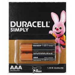 Батарейка Duracell LR03, AAA, відривний блістер по 2 шт. Батарейка Duracell LR03, AAA, відривний блістер по 2 шт.