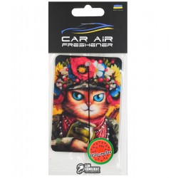 Автомобільний ароматизатор (пахучка) UA Military Cat (watermelon)