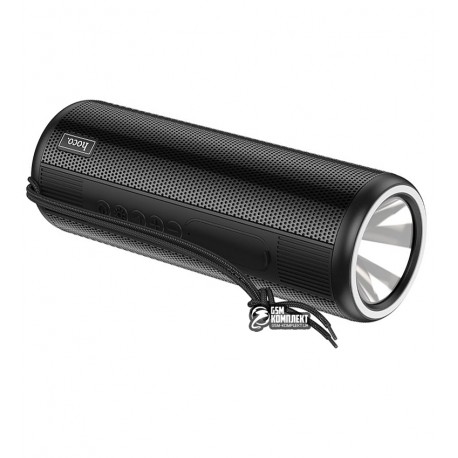 Портативная колонка Hoco Bora sports BT speaker HC11 |BT5.0, TWS, AUX, FM, TF, USB, 2Hours, 5Wx2, Flashlight| (black)