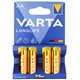 Батарейка лужна VARTA Longlife (Alcaline), AA, LR6, 1 штучка
