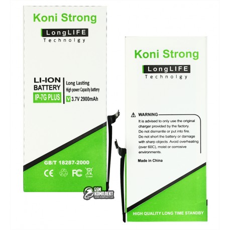 Акумулятор Koni Strong для Apple iPhone 7 Plus, Li-ion, 3,82 B, 2900 мАг
