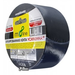 Армований скотч усиленный m8line, ширина 48мм, длина 20м, черный Армований скотч усиленный m8line, ширина 48мм, длина 20м, черный
