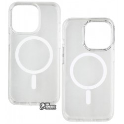 Чехол для Apple iPhone 13 Pro, WAVE Premium Global Case с MagSafe, силикон, прозрачный