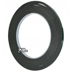 Двухсторонний скотч на вспененной основе, ширина 5мм, толщина 0.5мм, зеленый лайнер Двухсторонний скотч на вспененной основе, ширина 5мм, толщина 0.5мм, зеленый лайнер