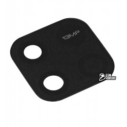 Скло камери для Xiaomi Redmi 10A, чорний, без рамки