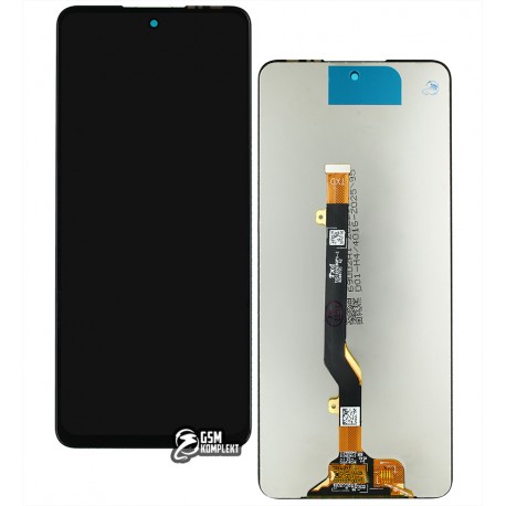 Дисплей Tecno Pova 3 (LF7n), с сенсорным экраном (дисплейный модуль), черный
