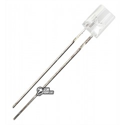 Светодиод 5мм белый обратная линза, 180-300мКд, cz3n1