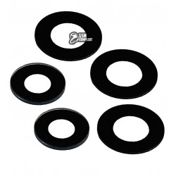 Скло камери Samsung A525 Galaxy A52, A725 Galaxy A72, чорний, комплект 5 шт.