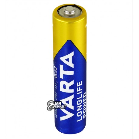 Батарейка лужна VARTA Longlife Power (high energy) (Alcaline), AAA, LR3, 1 штука