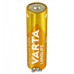Батарейка лужна VARTA Longlife (Alcaline), AA, LR6, 1 штучка Батарейка лужна VARTA Longlife (Alcaline), AA, LR6, 1 штучка