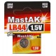 Батарейка AG13 / LR44 / A76 / GP76A / 357 / SR44W Mastak Alkaline, алкалиновая
