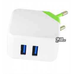 Зарядное устройство Ldnio DL-AC-58 5V/3.1A 2USB Зеленый