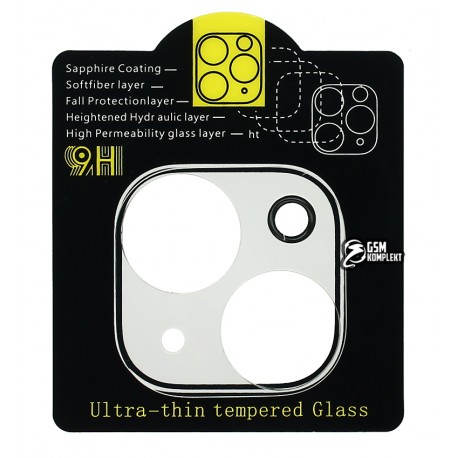 Защитное стекло для камеры iPhone 14, iPhone 14 Plus, Full Glue, прозрачное
