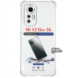 Чохол для Xiaomi 12 Lite, WXD Силікон, міцний силікон 0.8мм, прозорий